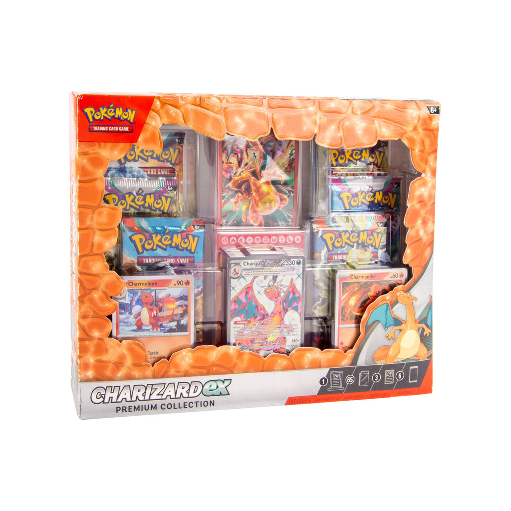 Pokemon Trading Card Games Charizard Ex Premium Box 6 Tcg Booster Packs