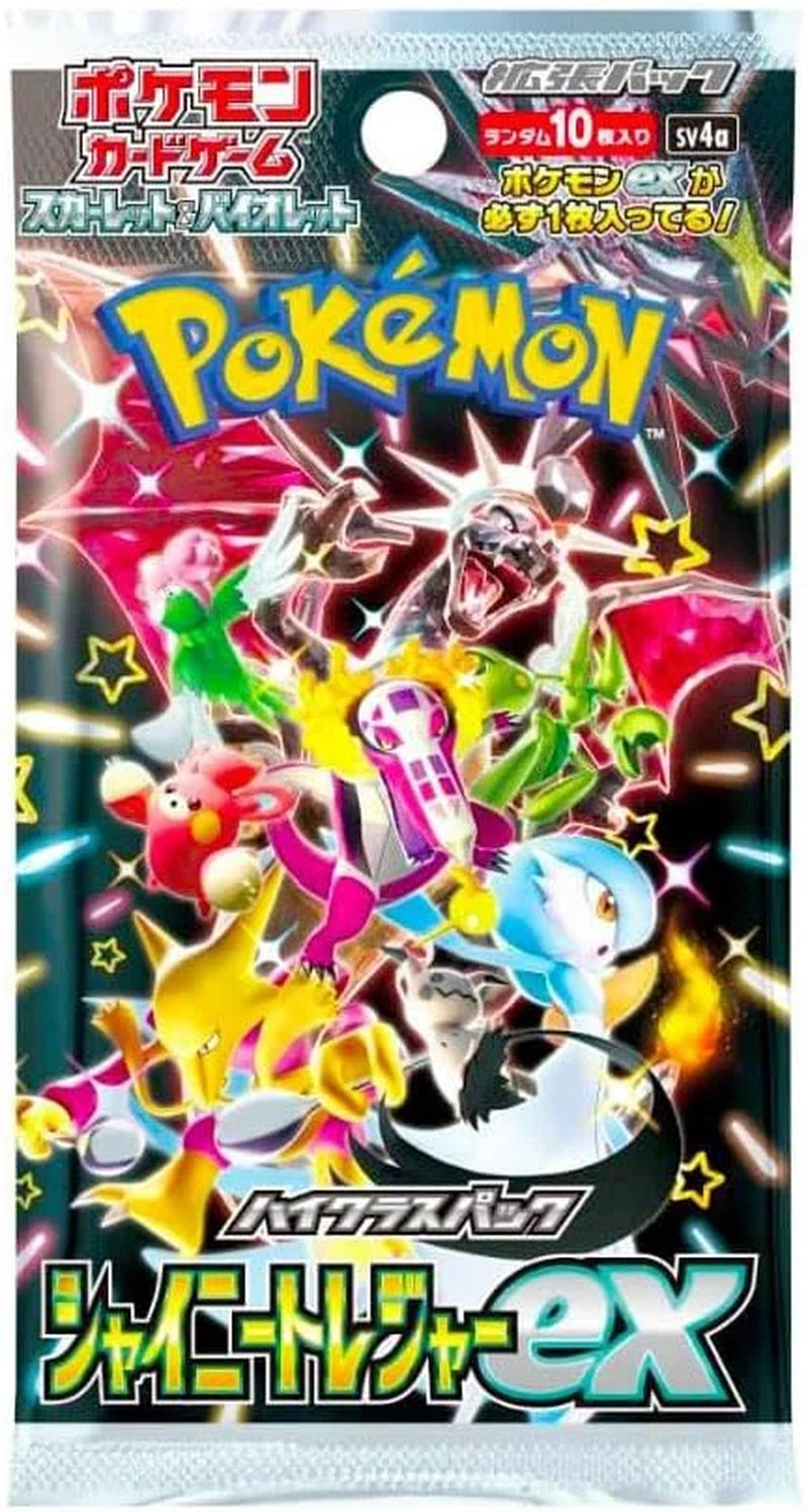 Pokemon Card Game Japanese High Class Shiny Treasure Sv4A Booster Pack (10 Cards per Pack)