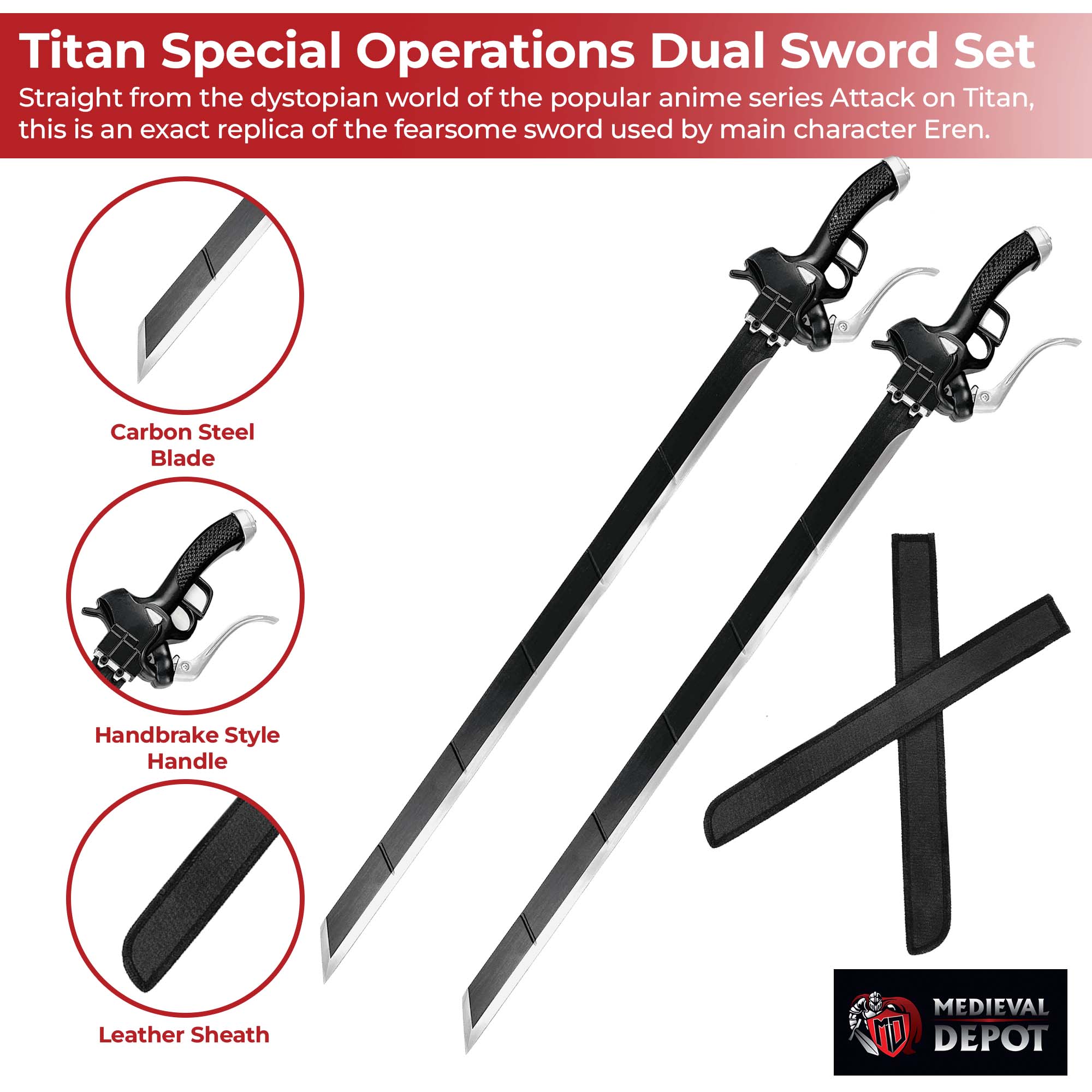 Attack on Titan Special Operations Dual Sword Set-2