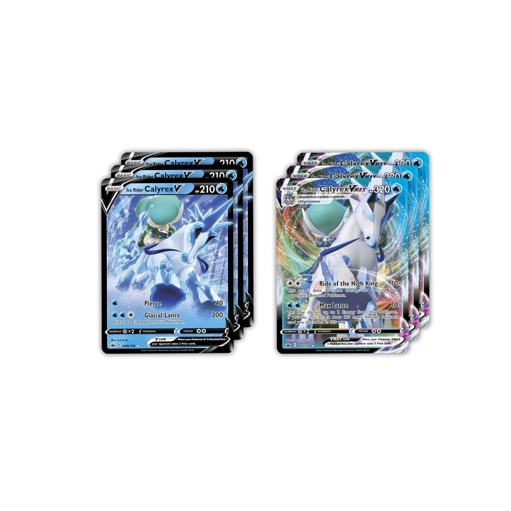 Pokemon Trading Cards: Ice Rider Calyrex Vmax League Battle Deck