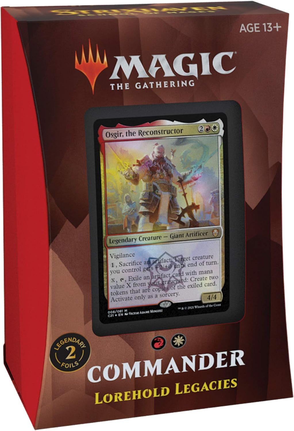 Magic: the Gathering Strixhaven Commander Deck – Lorehold Legacies (Red-White)