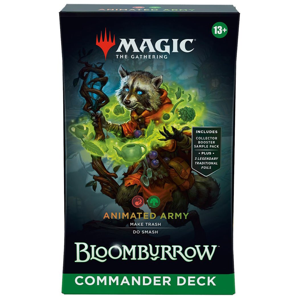 Magic The Gathering MTG Bloomburrow Animated Army Commander Deck